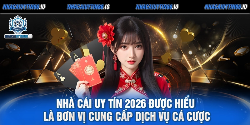 Nhà cái uy tín 2026 được hiểu là đơn vị cung cấp dịch vụ cá cược