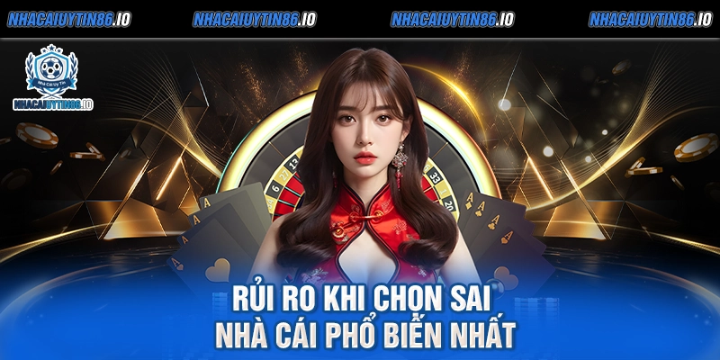 Rủi ro khi chọn sai nhà cái phổ biến nhất