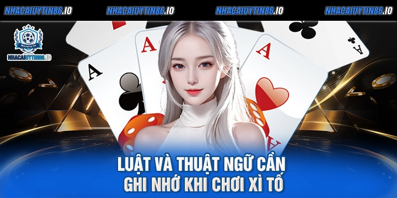 Luật và thuật ngữ cần ghi nhớ khi chơi xì tố